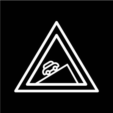 Modern b 'nin vektör illüstrasyonu simge eksikliği uyarısı