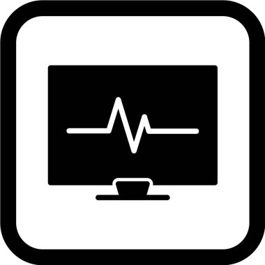 Tıbbi bir simgenin vektör illüstrasyonu