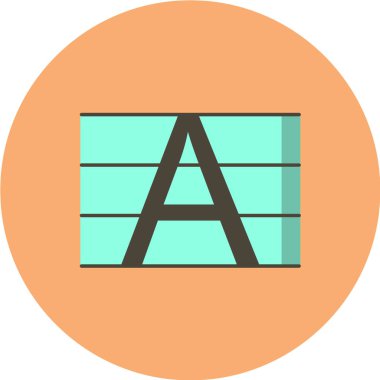 Modern eğitim ikonunun vektör illüstrasyonu