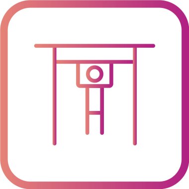 minimalist vektör illüstrasyonu, uygulama simgesi