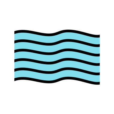 Yunan bayrağı, vektör illüstrasyonu