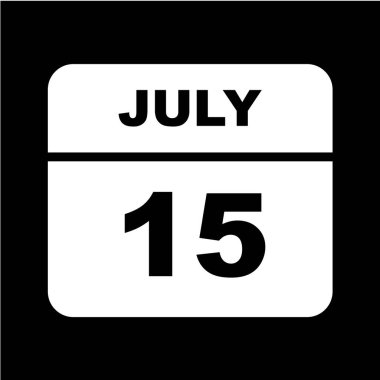 Takvim simgesi tasarımı, vektör illüstrasyonu