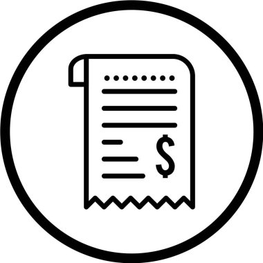 bankacılık ve finans hattı vektör simgesi.