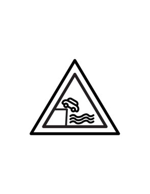 İzole edilmiş tek kamp ikonunun vektör çizimi