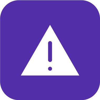 uyarı işareti simgesi. vektör illüstrasyonu