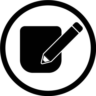 kalem simgesi vektör illüstrasyonu