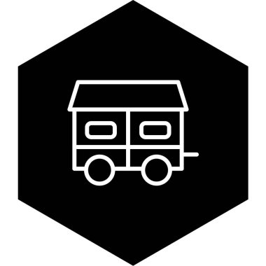 Mobil Ev Simgesi Moda Biçimli İzole Arkaplan