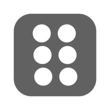 Zar Altı Simgesi Stili İzole Arkaplan