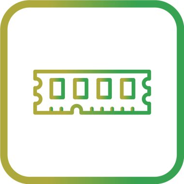 bellek yongası çizimi, basit simge