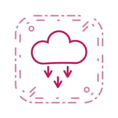 minimalist vektör illüstrasyonu, uygulama simgesi