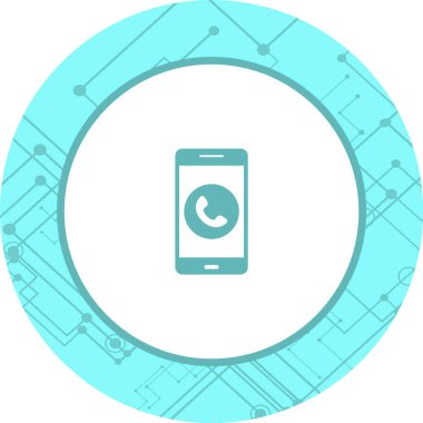  Mobil Uygulama Simgesini Moda Biçimli İzole Arkaplanda Çağır