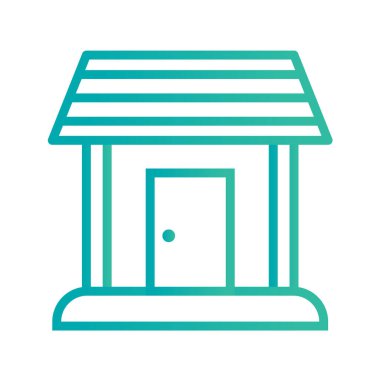 Emlak simgesi vektör illüstrasyonu