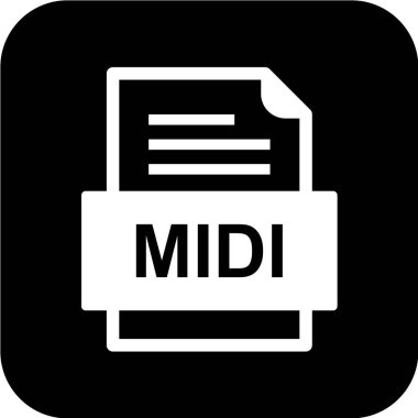 dosya biçimi simgesi, vektör illüstrasyonu