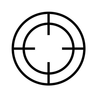 Vektör illüstrasyonu, çapraz simge 