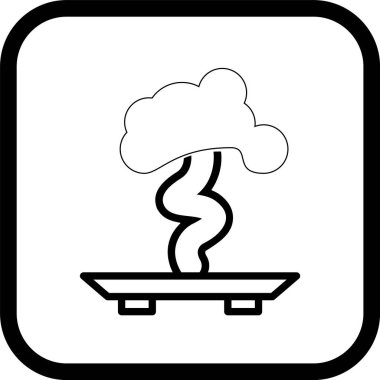 Bonsai Simgesi Moda Tarzı İzole Arkaplan