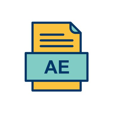 tipik dosya biçimi vektör illüstrasyonu 