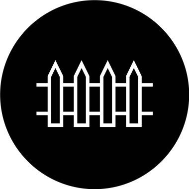 çit ağ ikonu vektör illüstrasyonu 