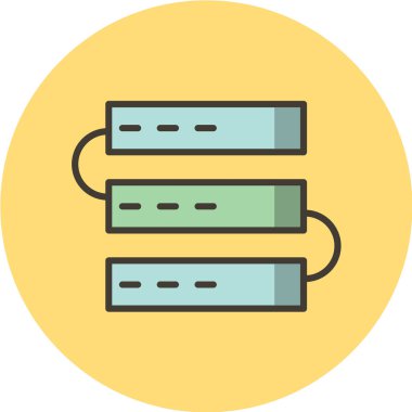 belge simgesi vektör illüstrasyonu