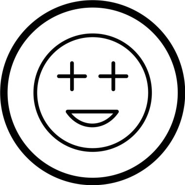 Emoji Simgesi Moda Biçiminde, vektör