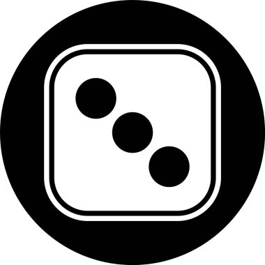 Zar Üç Simgesi Stili İzole Arkaplan