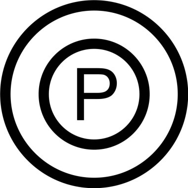 Yol simgesi, vektör illüstrasyonu