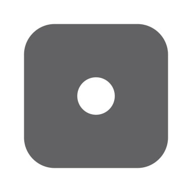 Zar Bir Simgesi Stili İzole Arkaplan