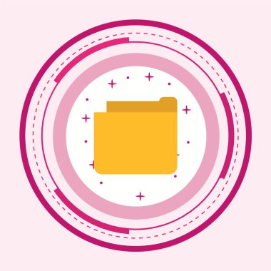 minimalist vektör illüstrasyonu, uygulama simgesi