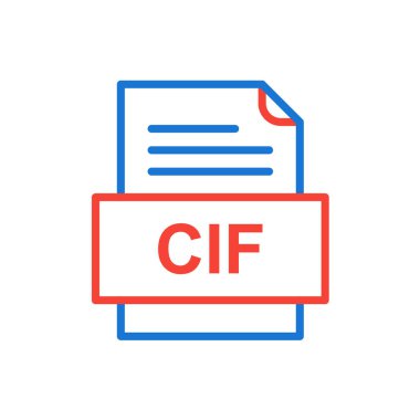 dosya biçimi simgesi, vektör illüstrasyonu