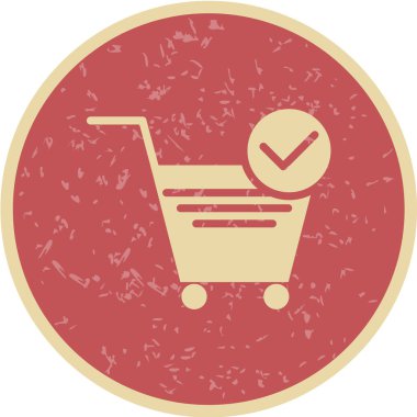 Bir alışveriş arabasının vektör çizimi