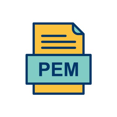 tipik dosya biçimi vektör illüstrasyonu 