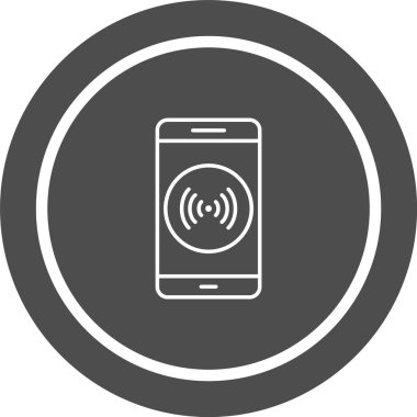 Hareketli Mobil Uygulama Simgesi Moda Biçimli İzole Arkaplan