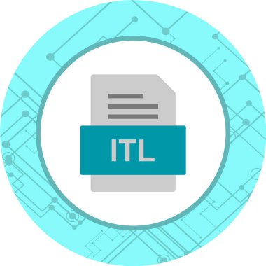 dosya biçimi simgesi, vektör illüstrasyonu