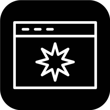 Web tasarım vektörü simgesi