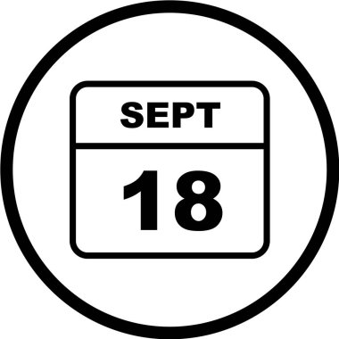 Takvim simgesinin vektör illüstrasyonu 