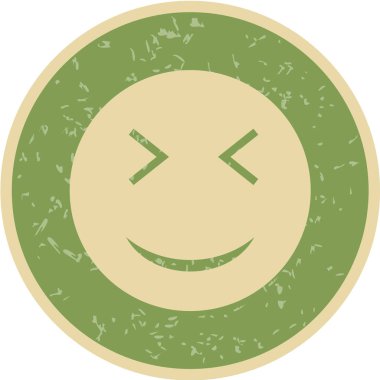 Moda Biçimli Emoji Simgesi İzole Arkaplan 