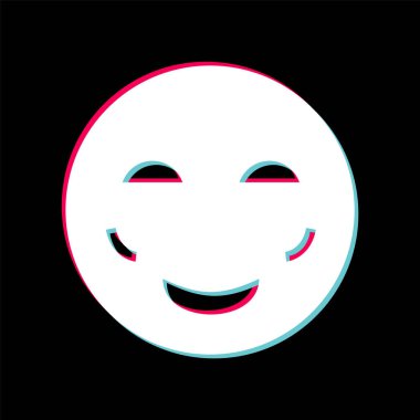  Renkli Emoji Simgesi Moda Tarzı İzole Arkaplan