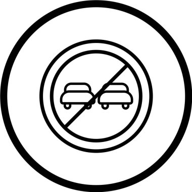 Yol simgesi, vektör illüstrasyonu