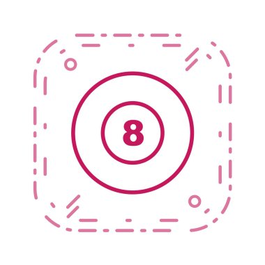 Arka planda spor simgesi izole edildi