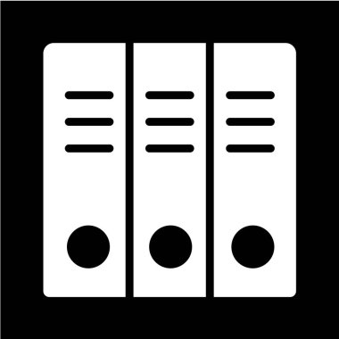 Arşiv simgesinin vektör illüstrasyonu