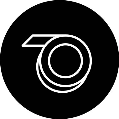 Bir kamera simgesinin vektör illüstrasyonu