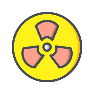 Radyoaktif simgenin vektör çizimi