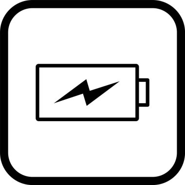 Pil Simgesi Yükleme Moda Biçimi İzole Arkaplan