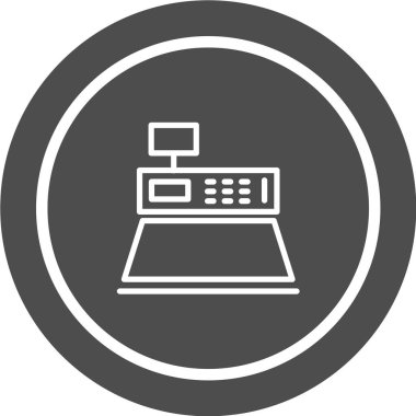 Modern otomatik simgenin vektör illüstrasyonu