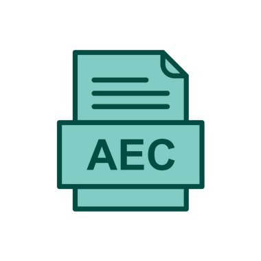 dosya biçimi simgesi, vektör illüstrasyonu