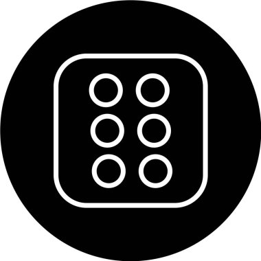 minimalist vektör illüstrasyonu, uygulama simgesi