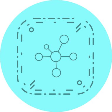 Moda Biçimli Elektron Simgesi İzole Arkaplan      