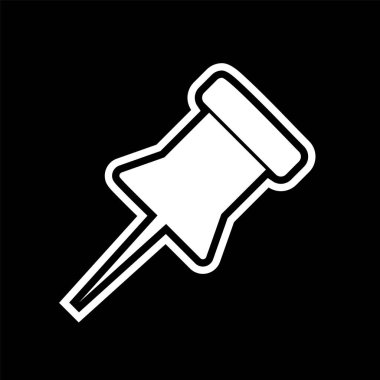 Pin Simgesi Biçimlendirme Tarzı İzole Arkaplan