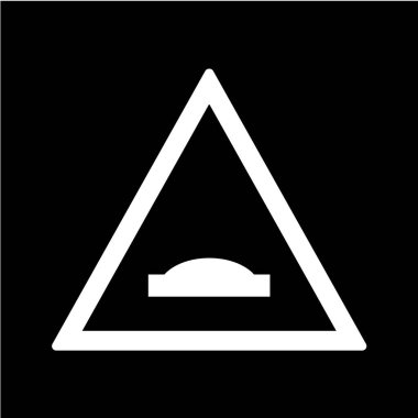 Yol simgesi, vektör illüstrasyonu