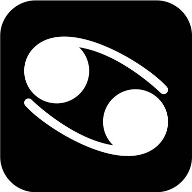 Bir insan gözü simgesinin vektör illüstrasyonu