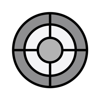 hedef simge vektör illüstrasyonu